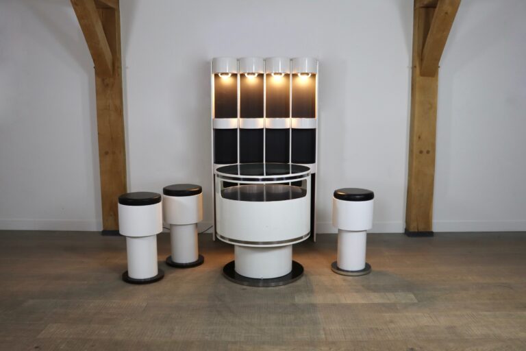 Mid Century Dry Bar by Joe Colombo, Italy, 1960s