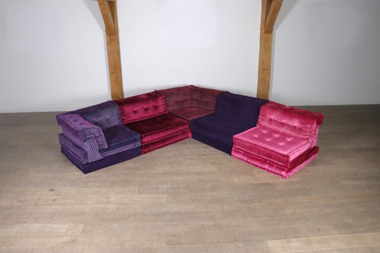 Mah jong sofa by Hans Hopfer for Roche Bobois, Missoni