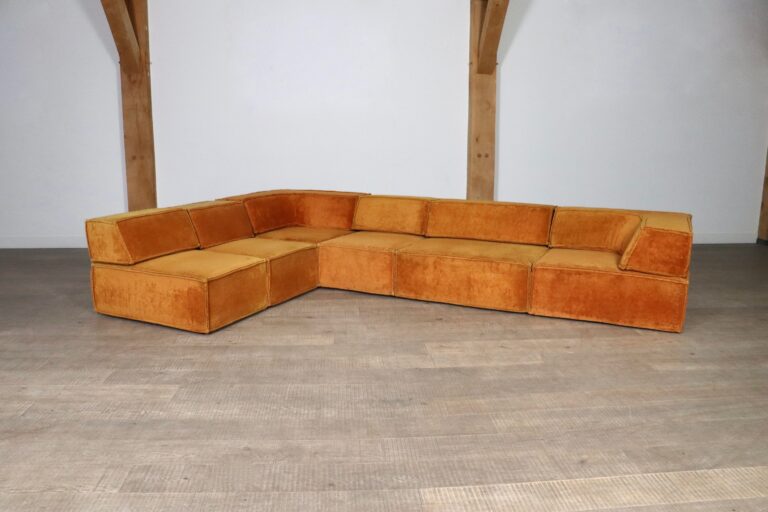 COR Trio Modular Sofa In Orange Teddy By Team Form AG, 1970sc