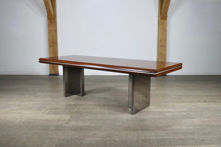 Rare large Executive Desk by Hans Von Klier for Skipper, Italy 1970s