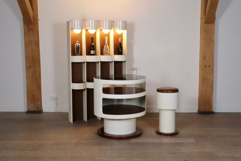 Mid Century Dry Bar by Joe Colombo, Italy, 1960s