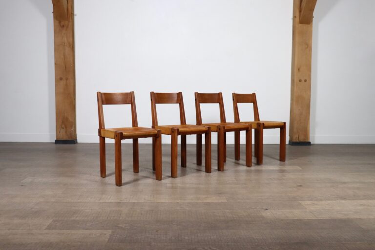 Pierre Chapo S24 Dining Chairs, France, 1960s