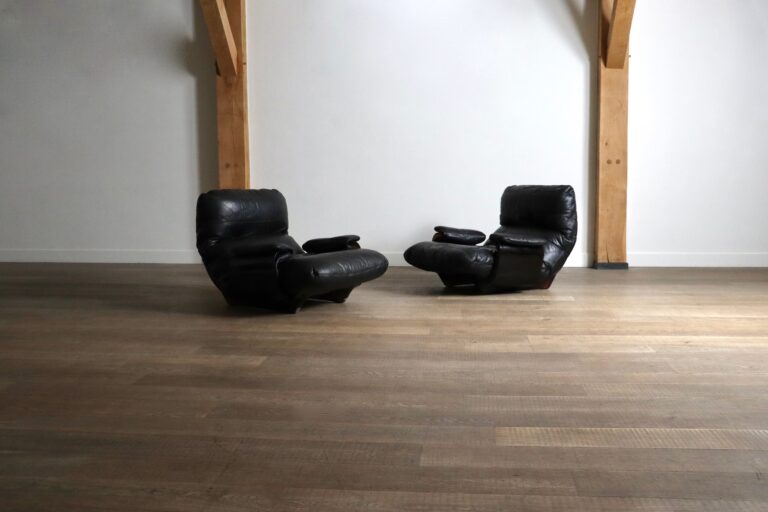 Pair of Ligne Roset Marsala Lounge chairs by Michel Ducaroy, 1970s