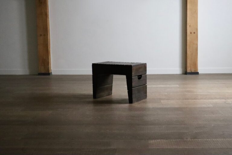 Dom Hans van der Laan Bossche School stool Netherlands 1970s