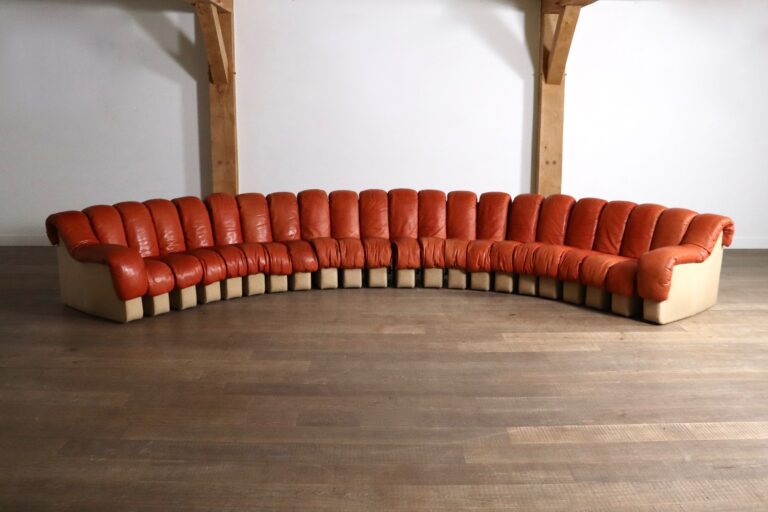 De Sede DS-600 Sectional sofa by Heinz Ulrich Ueli Berger and Eleanora Peduzzi-Riva 1970s