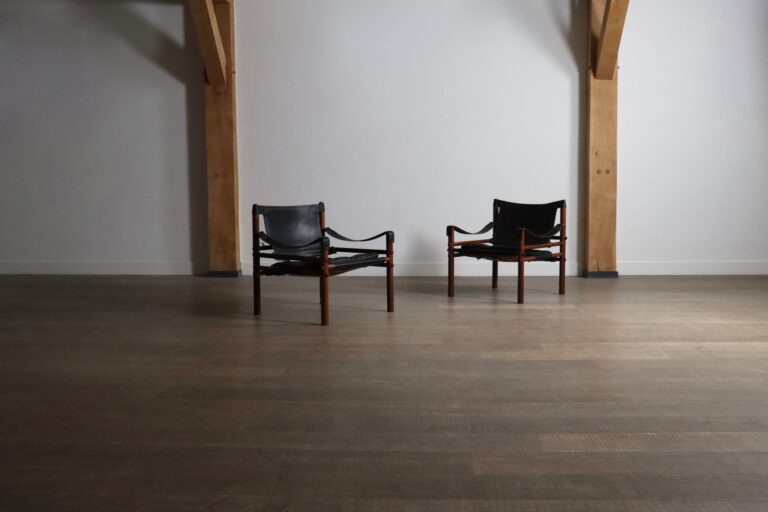 Pair of Arne Norell Sirocco Easy Chairs for Norell AB, Sweden 1970s