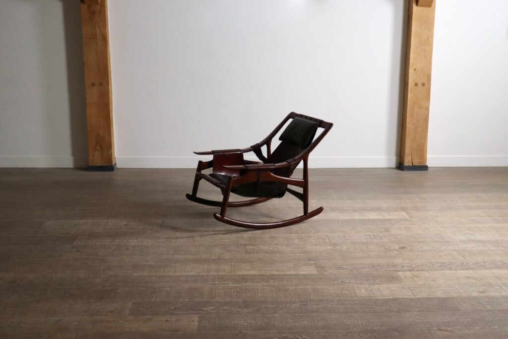 Liceu de Artes e Oficios rocking chair, Brazil 1960s