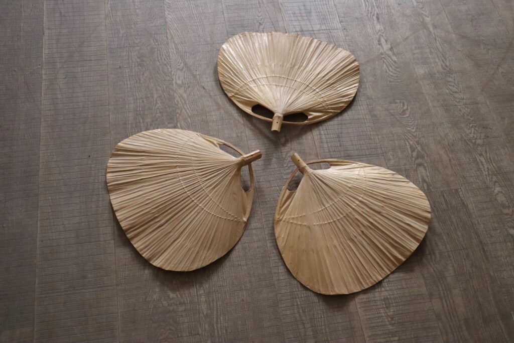 uchiwa Hana I Chandelier by Ingo Maurer for Design M 1970s