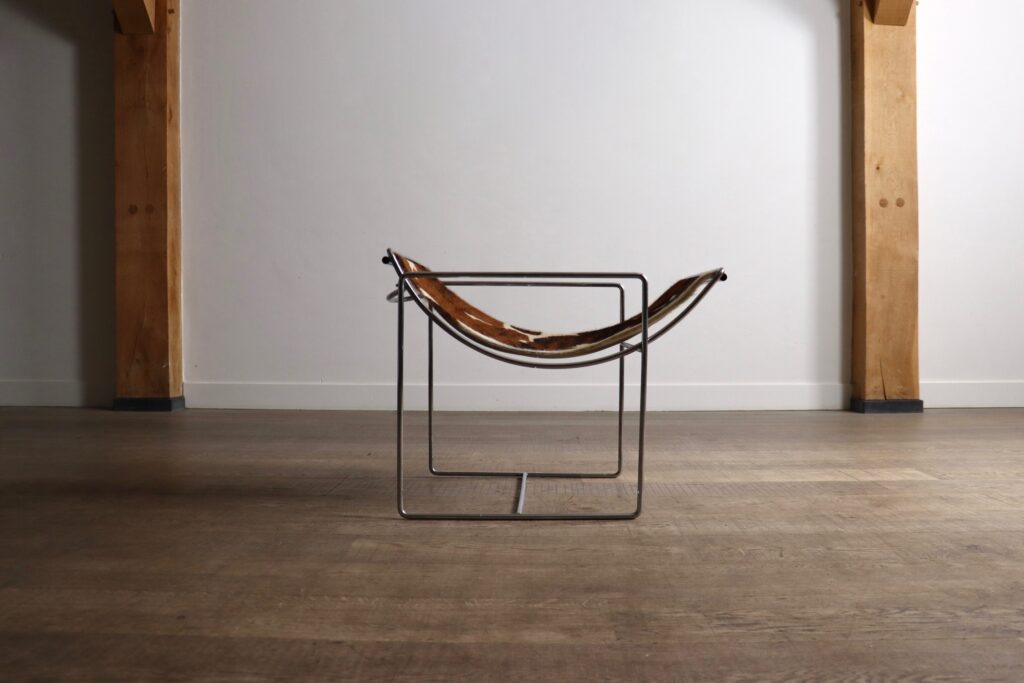 Adjustable Filo Model 203 lounge chair by Odile Mir for Prisunic, France, 1971.
