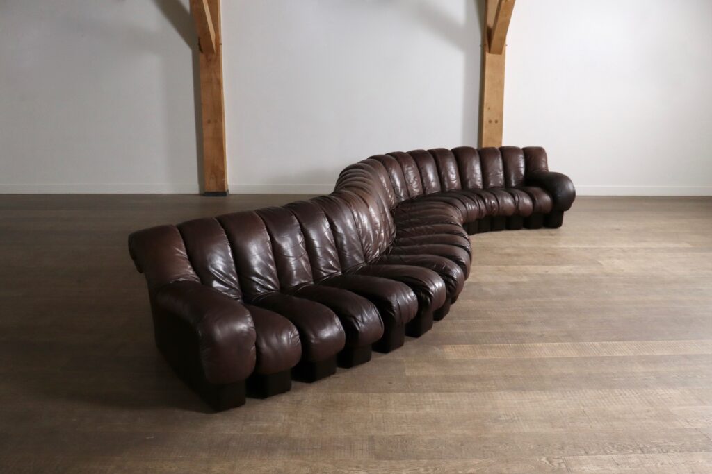 De Sede DS-600 “Non-Stop” sectional sofa by Heinz Ulrich, Ueli Berger and Eleonore Peduzzi-Riva, Switzerland 1970s