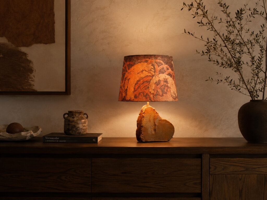 Vintage ceramic table lamp by Atelier Marianne Koplin Berlin