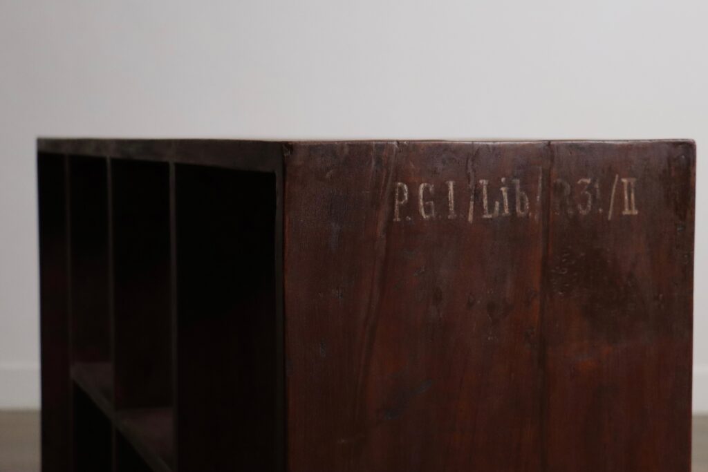 Vintage Pierre Jeanneret storage cabinet from Chandigarh, India