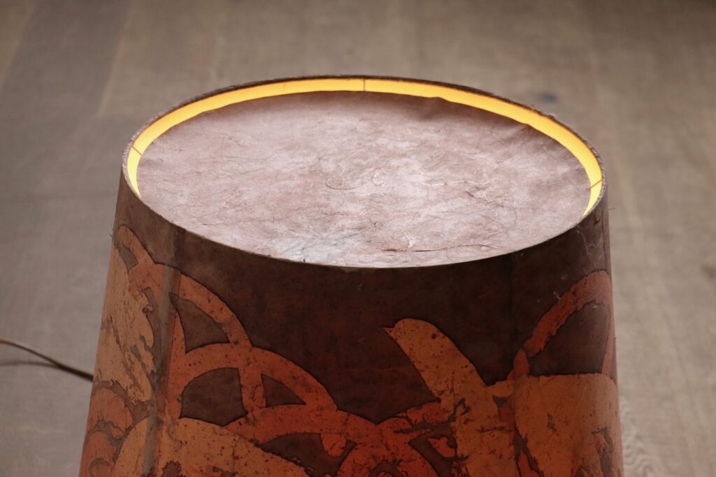 Marianne Koplin 1970s ceramic lamp with organic form