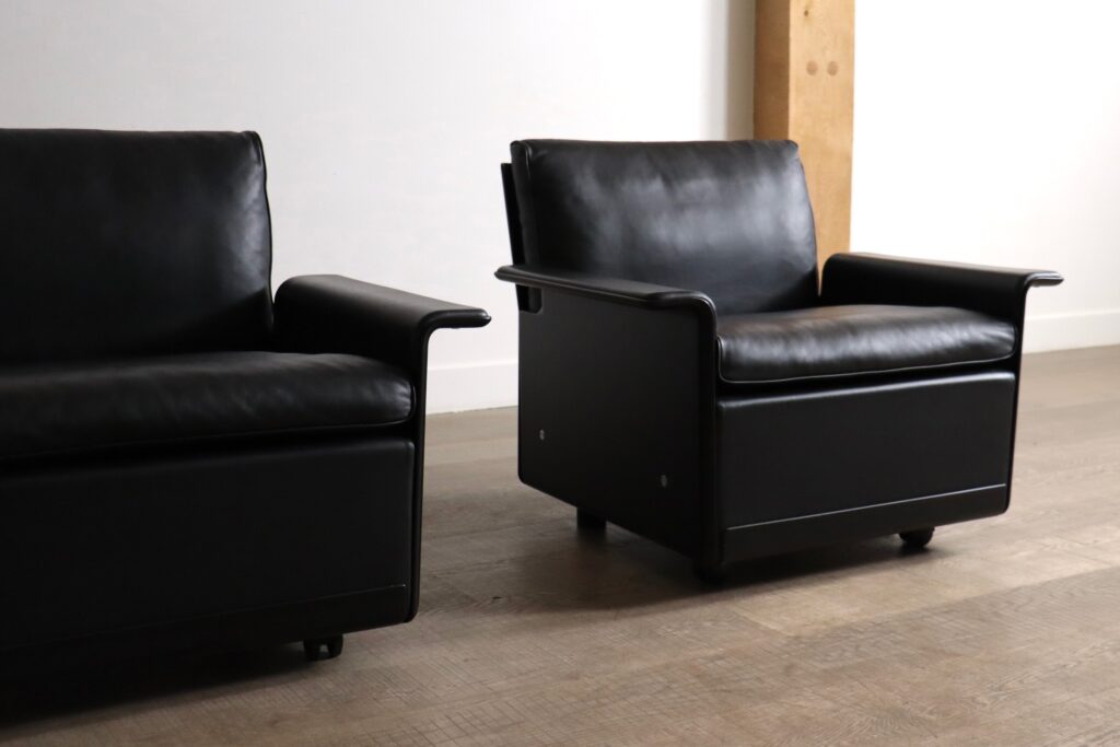1980s Model 620 lounge chairs by Dieter Rams for Vitsœ