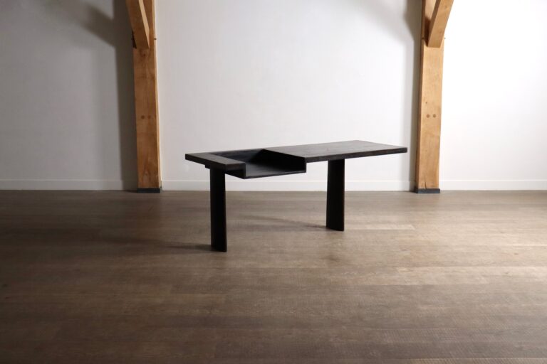 LC/BD-01-A desk from Ahmedabad, designed in the spirit of Indian modernism